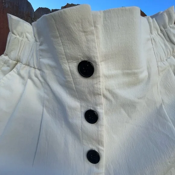 Zara matching set- white, size medium for both - Picture 4 of 4